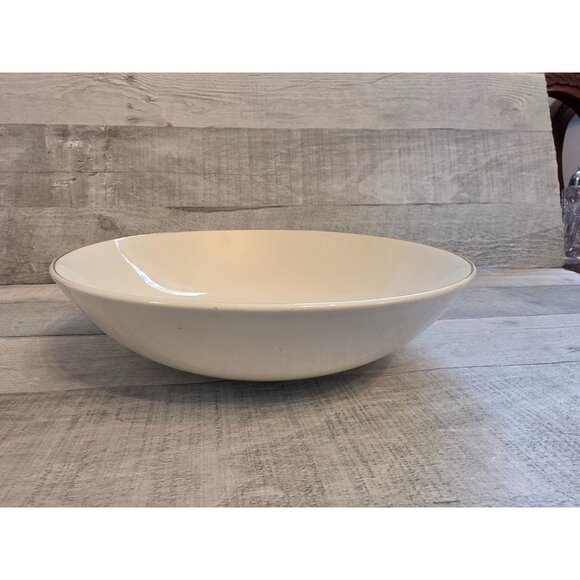 Vintage Homer Laughlin Golden Wheat Pattern Serving Bowl Gold Trim 9" MCM - Picture 2 of 6